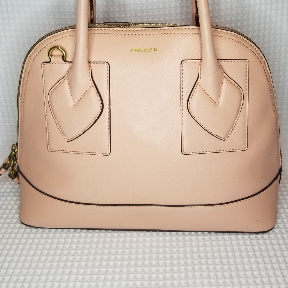 ANNE KLEIN dusty pink tote